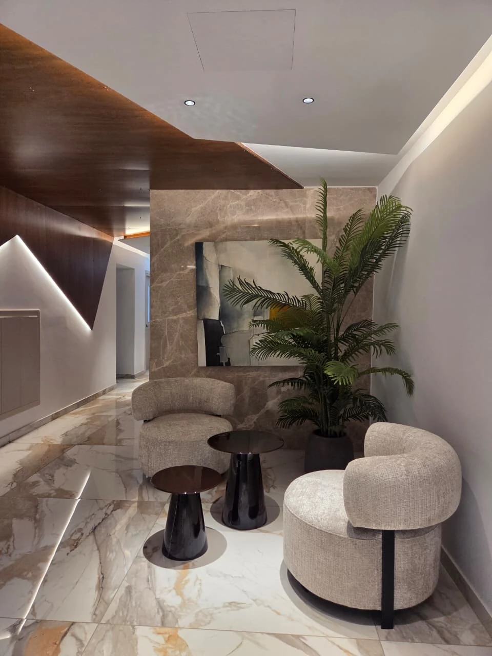 Lobby lounge and finishes